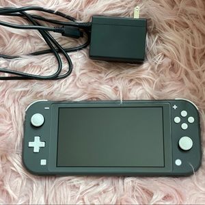 Nintendo switch lite with Animal Crossing game
